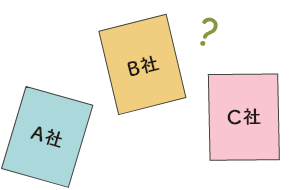 パンフレットを見ても、会社ごとにバラバラでわかりにくい…